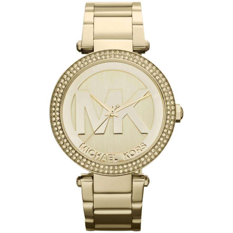 Michael Kors Ladies Parker Yellow Gold Watch - MK5784